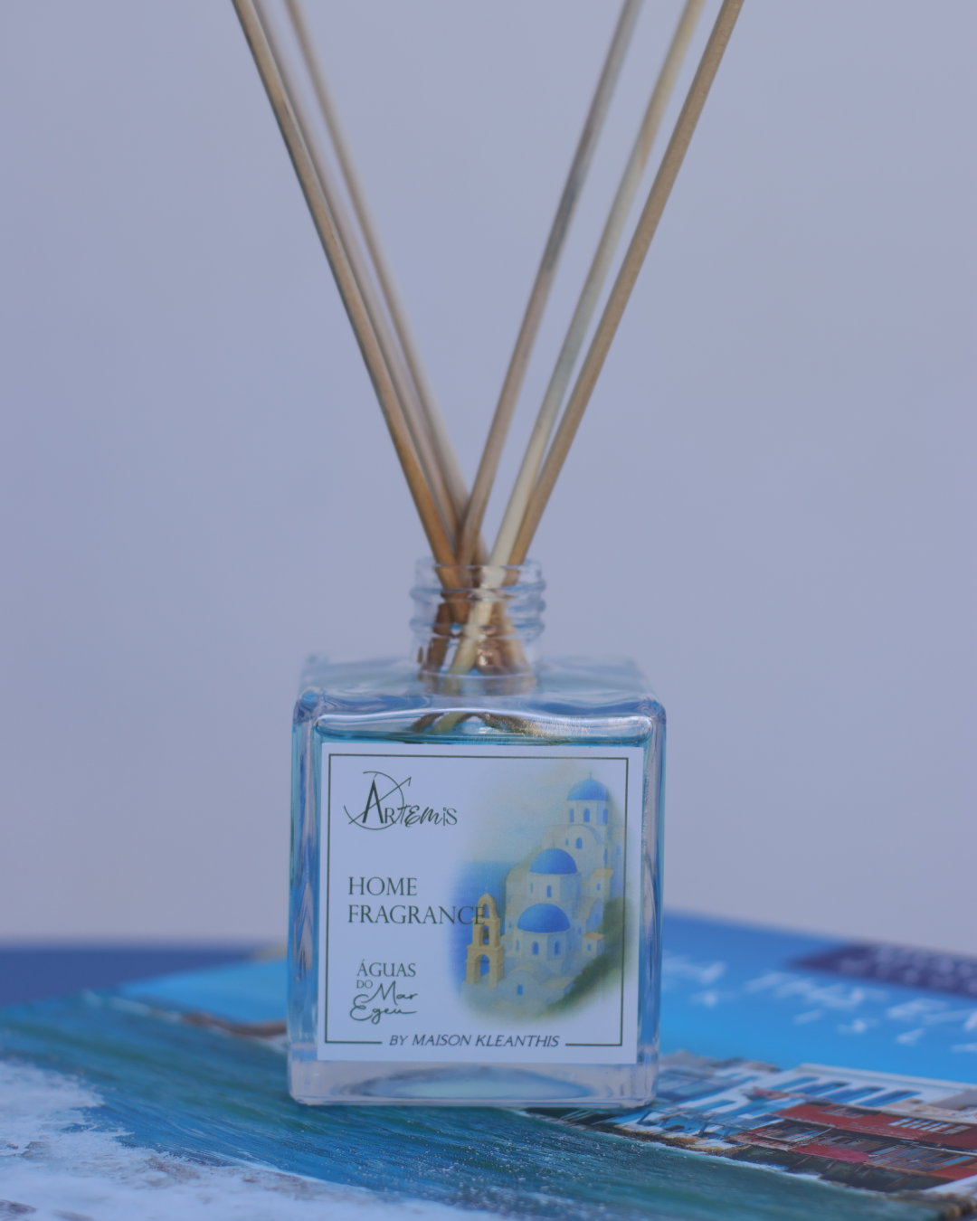 Difusor de aromas com varetas Mar Egeu 250 ml notas oceanicas