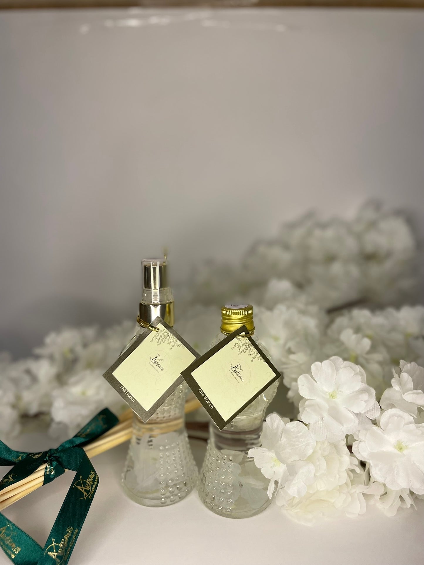 Kit Home Fragance e Home Spray Chá Branco 100 ml