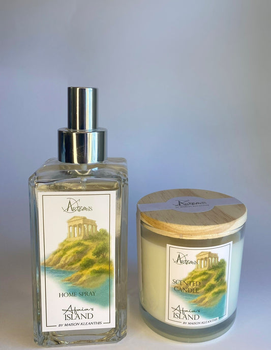 Kit Home Spray e Velas Aromaticas Afaia´s Island (Flor de Figo)