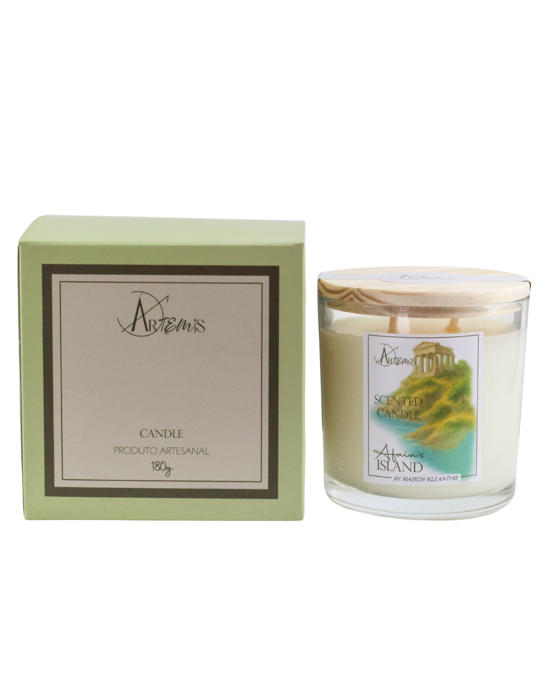 Vela aromática Afaia´s Island – Flor de figo suavizante  (180g)