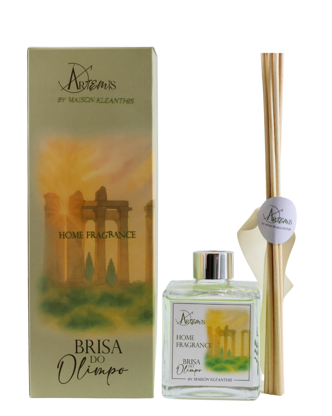 Difusor de aromas com varetas  Brisa do Olimpo  250 ml notas herbais