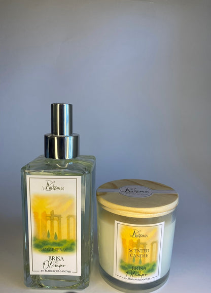Kit Home Spray e Vela Aromática Brisa do Olimpo - Alecrim