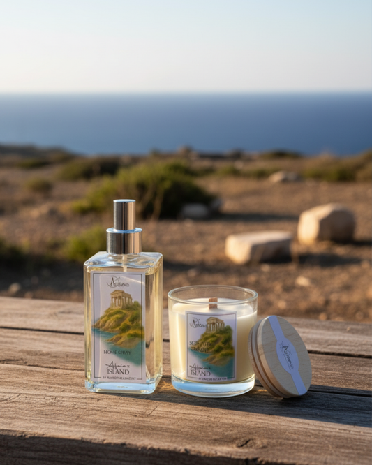 Kit Home Spray e Velas Aromaticas Afaia´s Island (Flor de Figo)