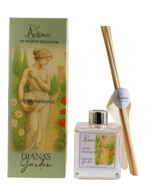 Difusor de aromas com varetas Diana´s Garden 250 ml notas suaves e elegantes