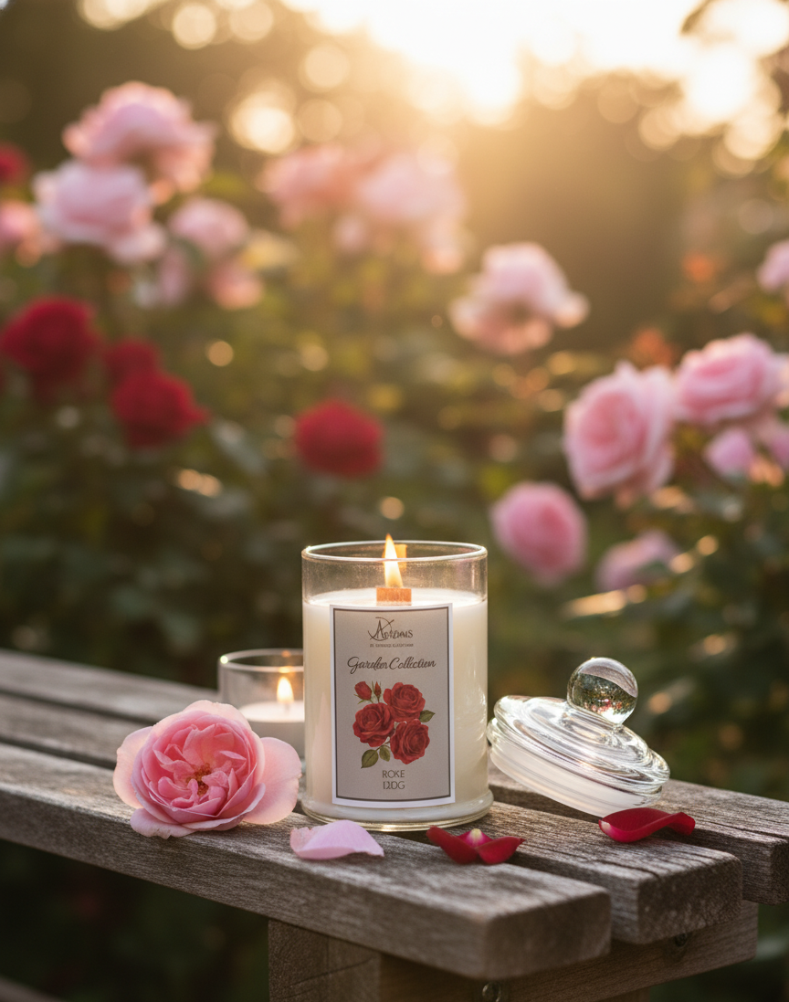Vela aromática Rose
